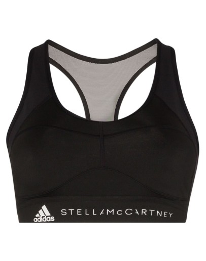 logo-print sports bra
