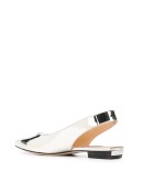 sling-back pointed toe