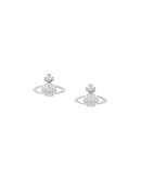 logo stud earrings