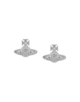 logo stud earrings