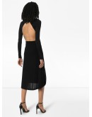 cutout-detail backless dress