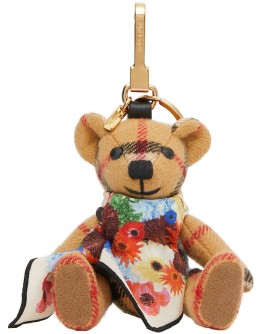 Thomas Bear silk scarf charm