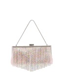 Pattie crystal-fringe shoulder bag