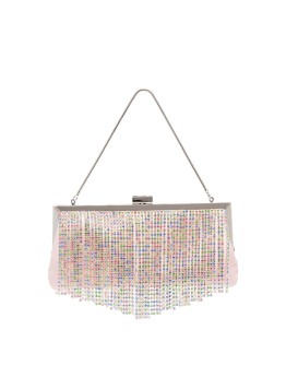 Pattie crystal-fringe shoulder bag
