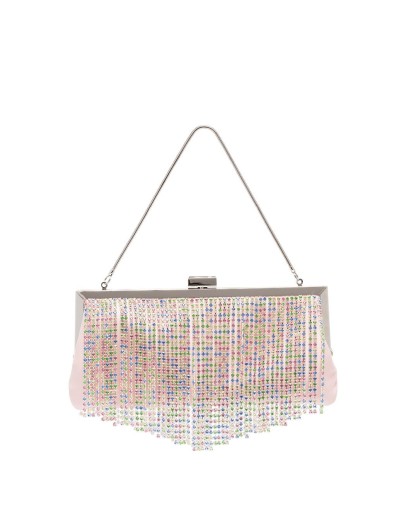 Pattie crystal-fringe shoulder bag