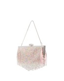 Pattie crystal-fringe shoulder bag