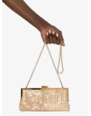 Laura crystal clutch bag