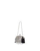 Flora crystal fringe clutch bag
