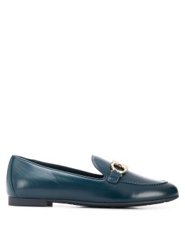 logo plaque loafers