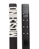 logo-plaque buckle belt