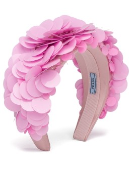 macro sequin embellished hairband