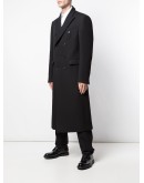 x The Woolmark Company Release 05 double-breasted overcoat