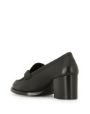  Gancini buckle chunky heel loafers