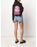 winking eye glitter backpack