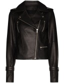 Rayven leather biker jacket