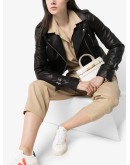 Rayven leather biker jacket