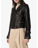 Rayven leather biker jacket