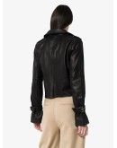 Rayven leather biker jacket