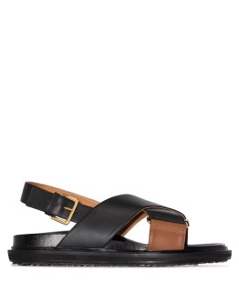 crossover strap sandals