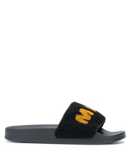 jacquard logo pool slides