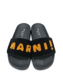 jacquard logo pool slides