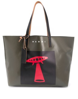 UFO print tote