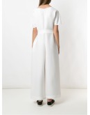 tie-waist poplin dress