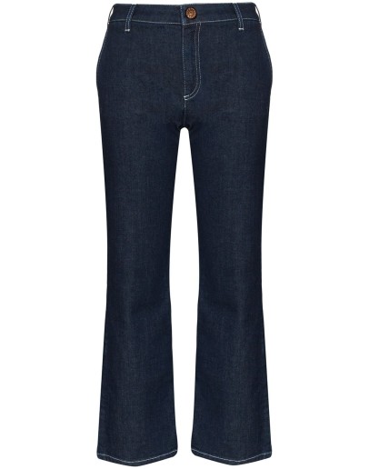 cropped flare jeans