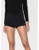 Souple lace-trim cotton shorts