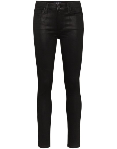 Hoxton coated skinny jeans