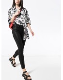Hoxton coated skinny jeans