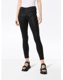 Hoxton coated skinny jeans