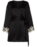 Maison Frastaglio lace-embroidered robe