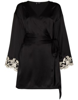 Maison Frastaglio lace-embroidered robe