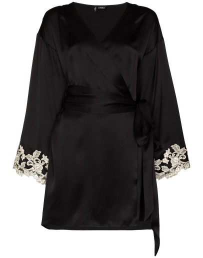 Maison Frastaglio lace-embroidered robe