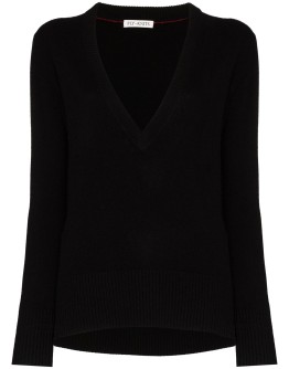 V-neck cashmere sweater