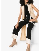 sleeveless cashmere turtleneck top