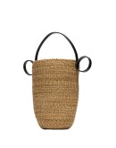 Tall Round bucket bag