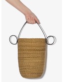 Tall Round bucket bag