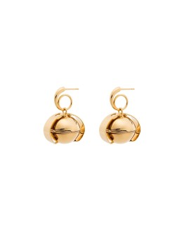 gold vermeil opal earrings