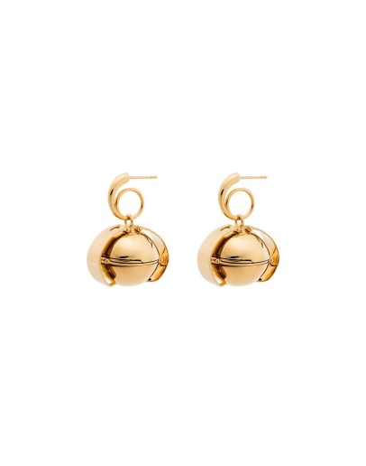 gold vermeil opal earrings