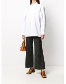 cut underarm button-up shirt