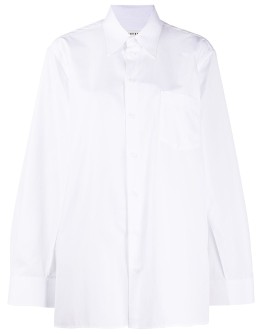 cut underarm button-up shirt