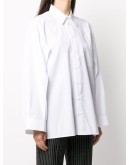 cut underarm button-up shirt