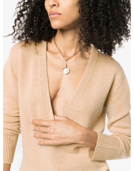 deep v-neck jumper