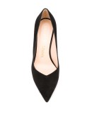 suede high heel pumps