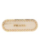 logo and studs hair clip