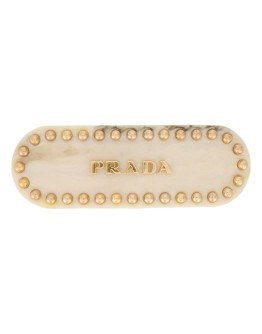 logo and studs hair clip