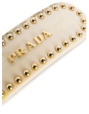 logo and studs hair clip