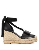Vara bow wedge espadrilles
